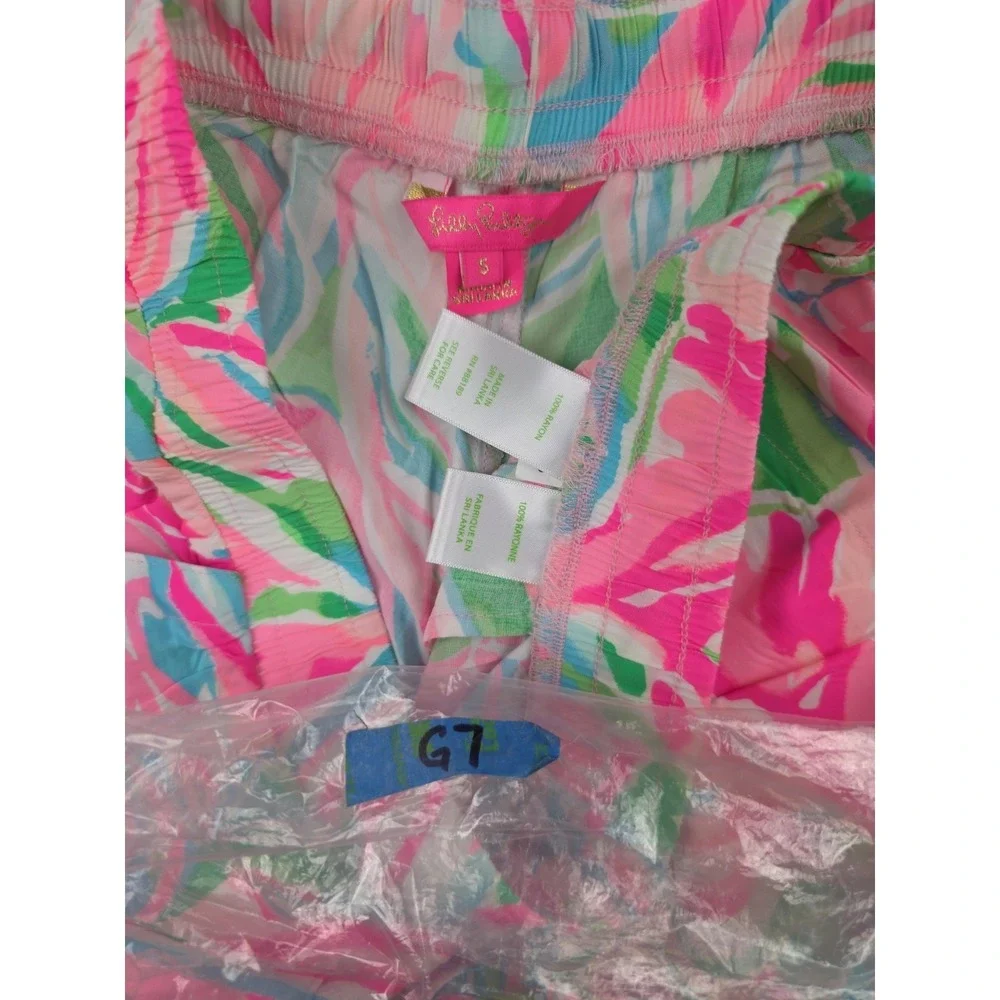 Lilly Pulitzer Katia Short in Croc‎ My World Print Size Small G7